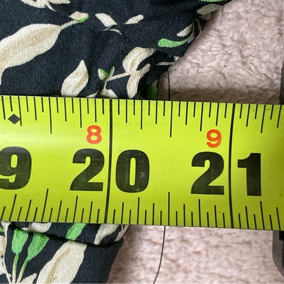 Tuckernuck Verdant Iris Royal Mini Shirt Dress-Womens M-Black/Green-Fall-NEW-NWT - Picture 7 of 10